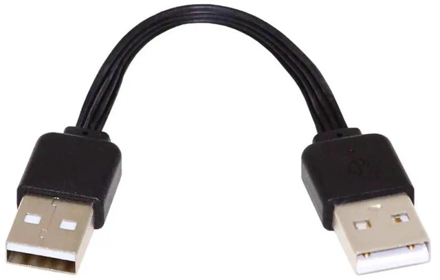 Alt view image 5 of 7 - AJMRTC 13cm USB 2.0 TypeA Male to Male Flat Slim FPC Cable, 480Mbps HighSpeed Data Transfer Cord for FPV Drone, External Disk, Phone and USBA Male Port Devices