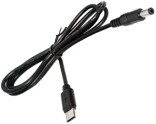 Main image of AJMRTC USBC 5.1K Resistor Power Cable, TypeC Input to 5V DC 5.5 * 2.1mm Output 100CM Charging Cord for DC5V Desk Lamp, Mini Fan, Surveillance Camera and 5V DC Powered Devices