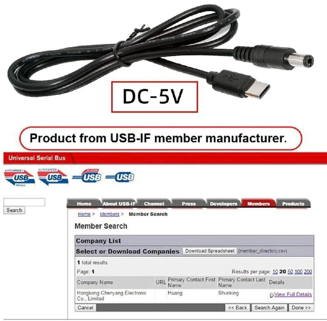 Alt view image 4 of 7 - AJMRTC USBC 5.1K Resistor Power Cable, TypeC Input to 5V DC 5.5 * 2.1mm Output 100CM Charging Cord for DC5V Desk Lamp, Mini Fan, Surveillance Camera and 5V DC Powered Devices