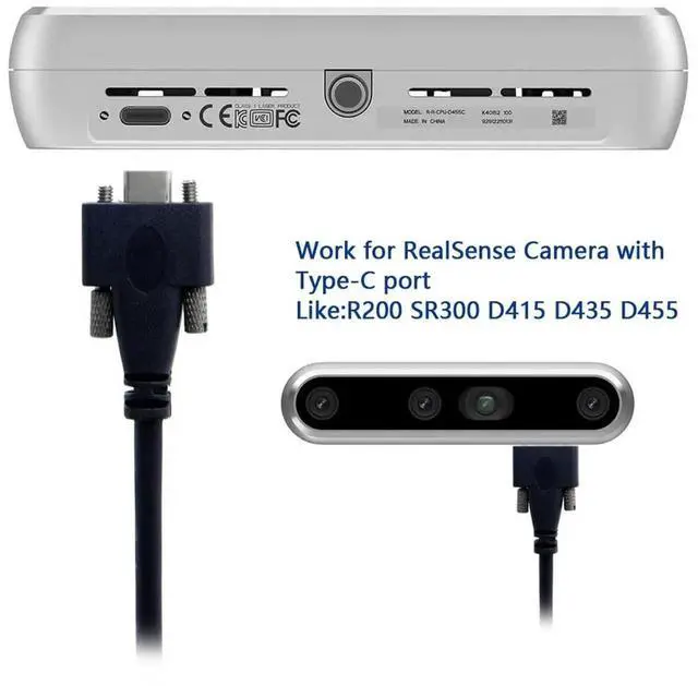 Alt view image 3 of 7 - AJMRTC USB 3.1 TypeC Dual Screw Locking Panel Mount Cable, 1.2M Industrial Data Cord to Standard USB3.0 Male for Machine Vision Cameras, VibrationSensitive Industrial USB3.0 Peripherals