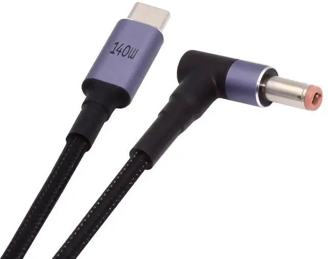 Alt view image 3 of 7 - AJMRTC USBC Female to DC 5.5x2.5mm PD Trigger Power Cable, 20V Output 65W 100W 135W 140W, USBC PD Charger to DC Jack Converter Cord for Compatible Laptops Power Supply