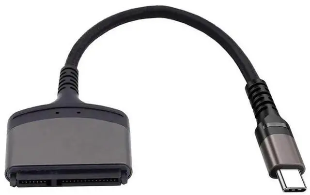 Alt view image 4 of 7 - AJMRTC USBC to SATA 22 Pin Adapter Cable, 5Gbps HighSpeed Data Transfer, USBC TypeC to SATA III Converter Cord for 2.5 Inch SATA SSD HDD Laptop Hard Drive Disk External Storage