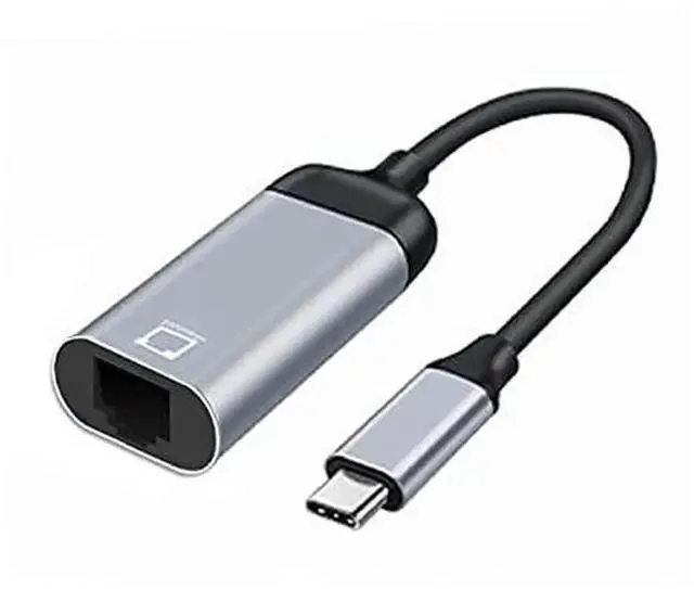 Main image of AJMRTC USBC USB3.1 to Gigabit Ethernet Adapter Cable, 1000Mbps RJ45 LAN Network Converter Cord, USBC TypeC to Gigabit Ethernet Dongle for Laptops Stable Wired Network Connection
