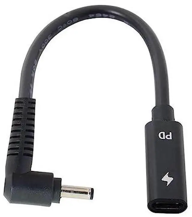 Main image of AJMRTC USBC Female to DC 4.0x1.3mm PD Trigger Power Cable, 1820V Fixed Output, USBC PD Charger to DC Barrel Jack Converter Cord for 4.0×1.3mm DC Port Laptops Power Supply
