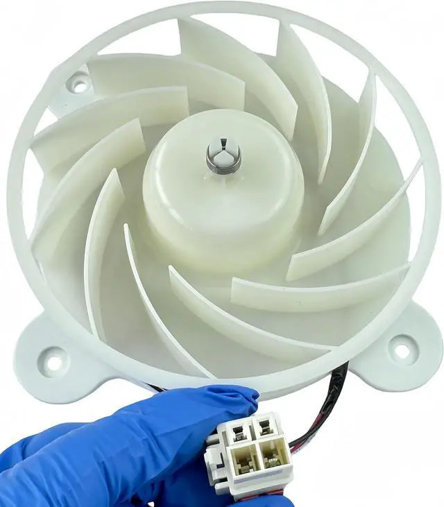 Alt view image 5 of 7 - Upgraded DA31-00287B Refrigerator Evaporator Fan Motor for Samsung Refrigerator, Replaces AP5948644 PS9494284 EAP9494284 DA3100334A DA9600968A