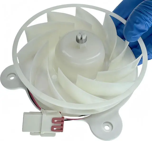 Alt view image 2 of 7 - Upgraded DA31-00287B Refrigerator Evaporator Fan Motor for Samsung Refrigerator, Replaces AP5948644 PS9494284 EAP9494284 DA3100334A DA9600968A