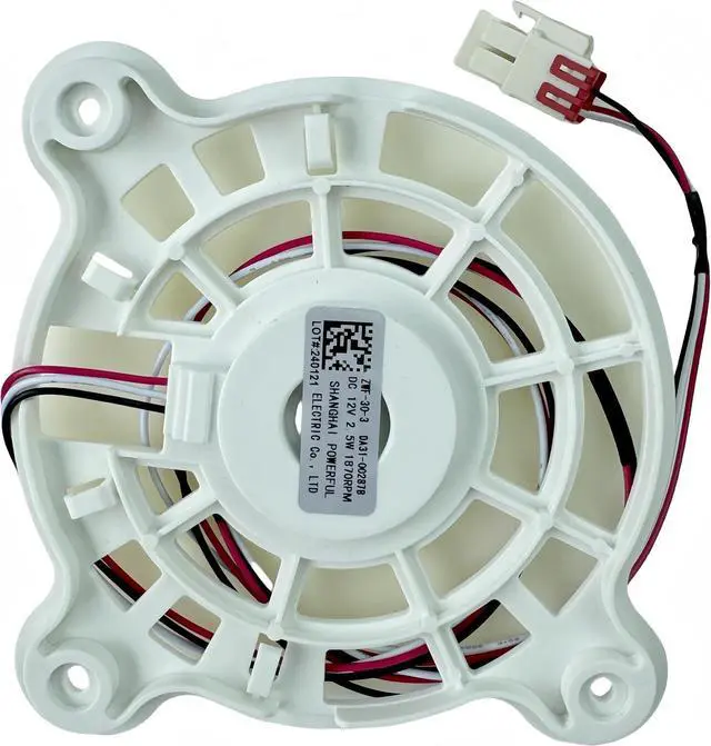 Alt view image 4 of 7 - Upgraded DA31-00287B Refrigerator Evaporator Fan Motor for Samsung Refrigerator, Replaces AP5948644 PS9494284 EAP9494284 DA3100334A DA9600968A