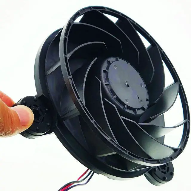 Alt view image 6 of 7 - GW12E12MS1AZ-52Z32 Refrigerator Evaporator Fan Motor, DC 12V 0.33A Centrifugal Cooling Fan, Replacement Part for Haier Refrigerator Freezer Cooling System