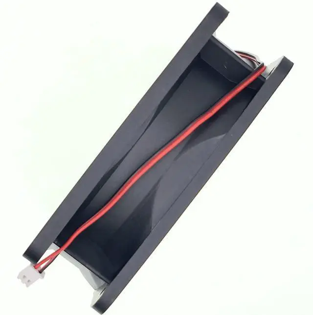 Alt view image 4 of 7 - Replacement DC Axial Cooling Fan MQ12038HBL, DC24V 0.35A 120x120x38MM 12CM Silent Cooling Fan, 2-Pin 2-Wire for Industrial Cabinet, Power Supply Equipment Heat Dissipation
