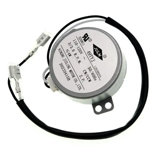 Main image of 49TYJ Ice Maker Synchronous Motor, 110V-120V 3/3.6 R.P.M. 50/60HZ, Replacement for 50TYZ-E, Compatible with Commercial Household Ice Maker HZB-12/A HZB-12/B HZB-12/H HZB-12/G HZB-22BF HZB-15 HZB-12YLR