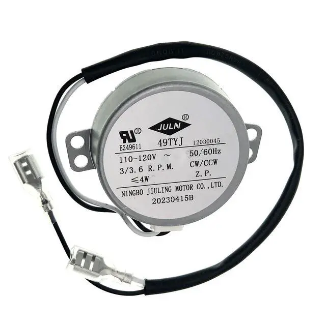 Alt view image 6 of 7 - 49TYJ Ice Maker Synchronous Motor, 110V-120V 3/3.6 R.P.M. 50/60HZ, Replacement for 50TYZ-E, Compatible with Commercial Household Ice Maker HZB-12/A HZB-12/B HZB-12/H HZB-12/G HZB-22BF HZB-15 HZB-12YLR