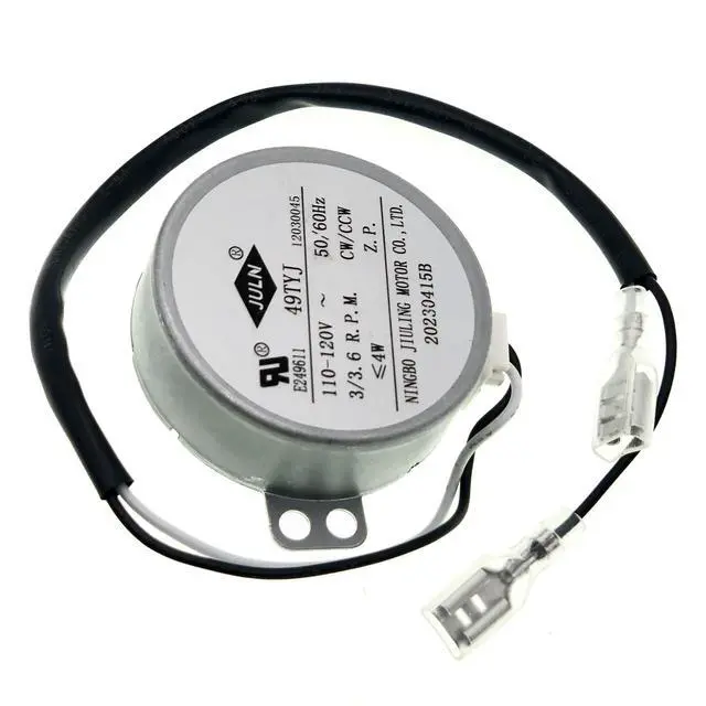 Alt view image 5 of 7 - 49TYJ Ice Maker Synchronous Motor, 110V-120V 3/3.6 R.P.M. 50/60HZ, Replacement for 50TYZ-E, Compatible with Commercial Household Ice Maker HZB-12/A HZB-12/B HZB-12/H HZB-12/G HZB-22BF HZB-15 HZB-12YLR