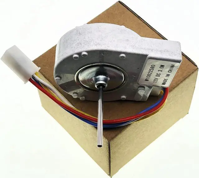 Alt view image 5 of 6 - W10822580 Refrigerator Evaporator Fan Motor for Whirlpool Kenmore KitchenAid Maytag Refrigerators, Replaces W10255195 AP5985210 2259385 4283312 PS11723174