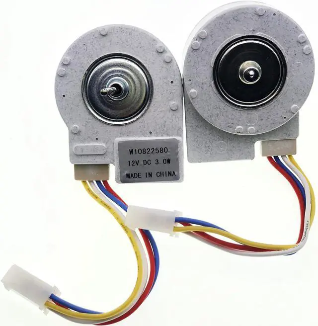 Alt view image 6 of 6 - W10822580 Refrigerator Evaporator Fan Motor for Whirlpool Kenmore KitchenAid Maytag Refrigerators, Replaces W10255195 AP5985210 2259385 4283312 PS11723174
