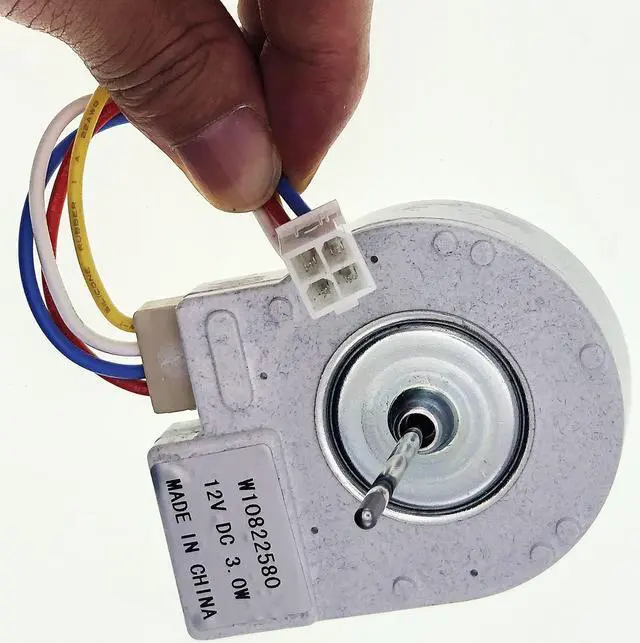 Alt view image 2 of 6 - W10822580 Refrigerator Evaporator Fan Motor for Whirlpool Kenmore KitchenAid Maytag Refrigerators, Replaces W10255195 AP5985210 2259385 4283312 PS11723174