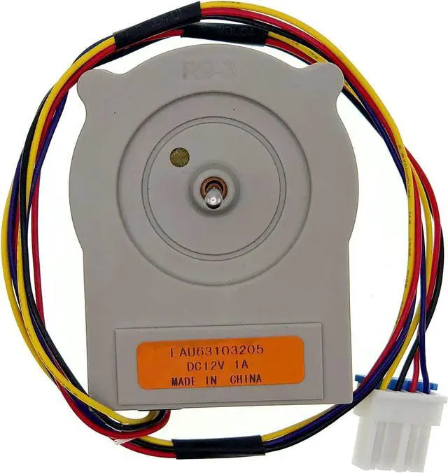 Main image of EAU63103205 Refrigerator Condenser Fan Motor, DC12V 4-Pin DC Fan Motor for LG Refrigerator 73132 73133 LFXS24623B, Replaces 4509125 AP6235484 PS12080243 EAP12080243