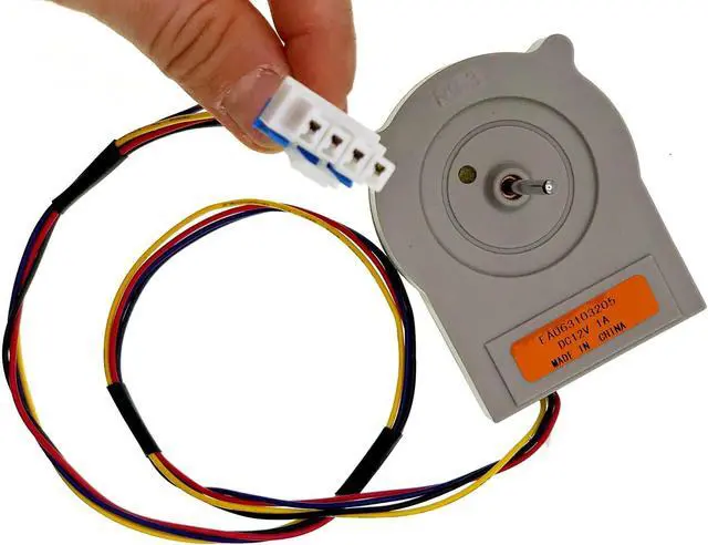 Alt view image 5 of 7 - EAU63103205 Refrigerator Condenser Fan Motor, DC12V 4-Pin DC Fan Motor for LG Refrigerator 73132 73133 LFXS24623B, Replaces 4509125 AP6235484 PS12080243 EAP12080243