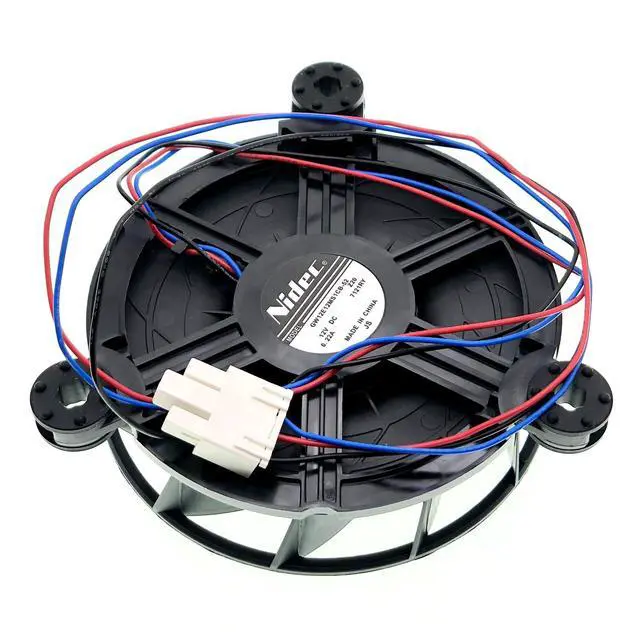 Alt view image 3 of 7 - GW12E12MS1CB-52 Refrigerator Evaporator Fan Motor, DC12V 0.22A 3Wire Centrifugal Cooling Fan, Aftermarket Replacement for Select Haier FrostFree Refrigerator Models