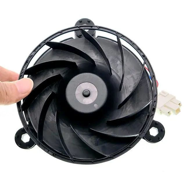 Alt view image 7 of 7 - GW12E12MS1CB-52 Refrigerator Evaporator Fan Motor, DC12V 0.22A 3Wire Centrifugal Cooling Fan, Aftermarket Replacement for Select Haier FrostFree Refrigerator Models