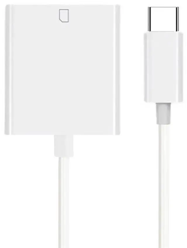 Main image of AJMRTC USBC USB 2.0 SD Card Reader Adapter, TypeC to Standard SD SDXC SDHC Memory Card Reader, Portable Card Reader for MacBook, Laptop, Tablet, Android Phone, Camera Memory Card Data Transfer