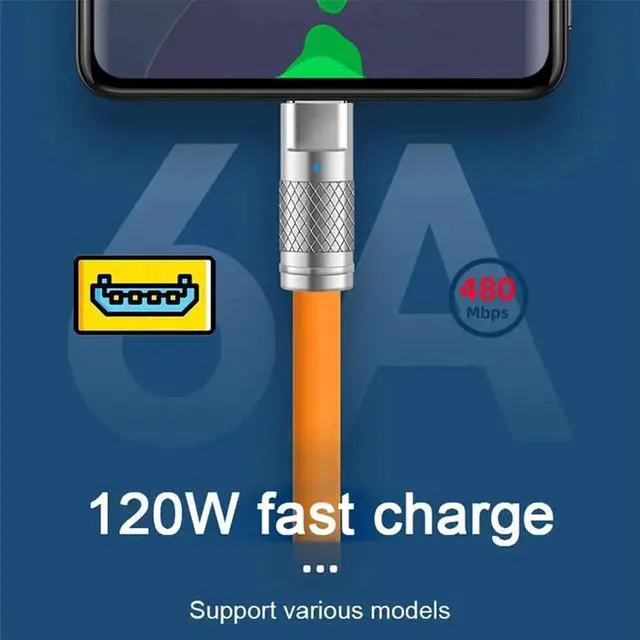Alt view image 2 of 7 - AJMRTC USBA to Micro USB 5Pin Cable 100CM, Liquid Silicone UltraSoft USB 2.0 Fast Charging & Data Sync Cord for Android Phones, Tablets, Laptops and MicroUSB Powered Electronic Devices