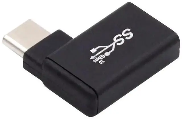 Main image of AJMRTC 90 Degree RightAngled USBC to USB 3.0 TypeA Female OTG Adapter, Right Angle TypeC Male to USBA Female OTG Converter for Laptops, Smartphones, Tablets and USBC Enabled Devices