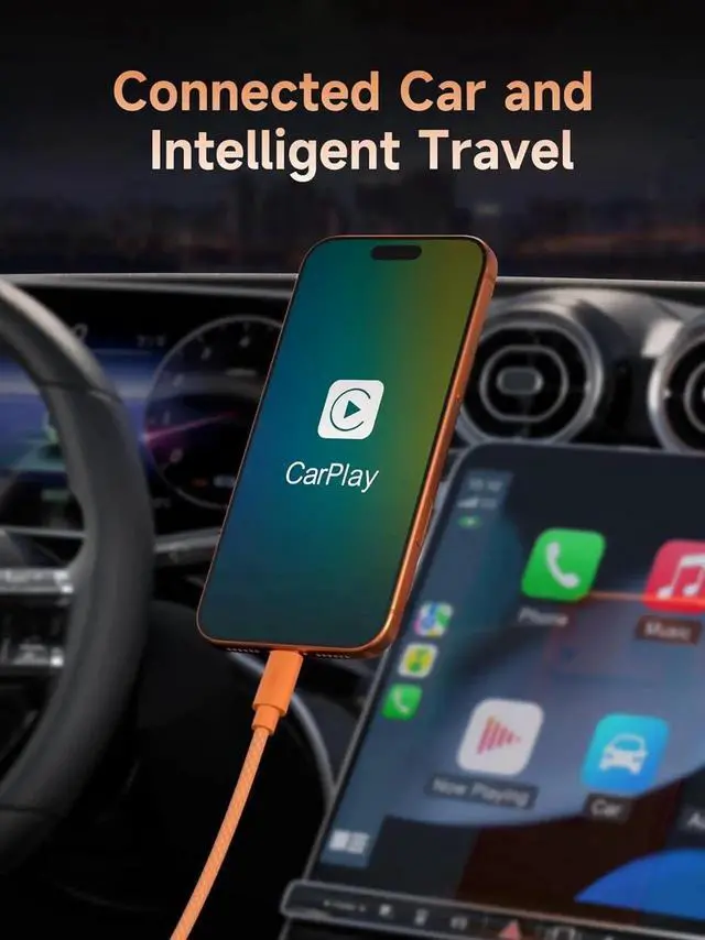 Alt view image 3 of 7 - AJMRTC Wedge Joint USBC to USBC Cable 0.5FT Orange, 240W PD Fast Charging Flexible USBC Cord, 480Mbps Data Transfer Short Cable for iPhone 17 16 15 Pro Max, MacBook Pro Air, USBC Enabled Devices