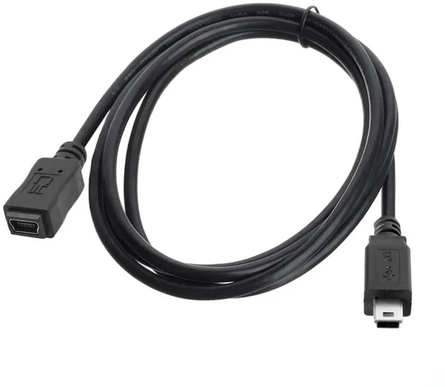 Alt view image 7 of 7 - AJMRTC USB 2.0 HiSpeed Mini USB 5Pin Male to Female Extension Adapter Cable 150cm, Mini USB 5Pin MaleFemale Extender Cord for Digital Cameras, GPS, Dash Cams and Old MiniUSB Devices