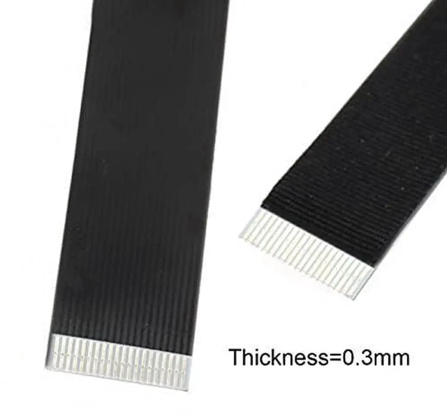 Alt view image 3 of 7 - AJMRTC 20cm Down Angled USB 2.0 TypeA Male to Micro USB 5Pin Male Flat Slim FPC Cable, LowProfile Flexible Ribbon Cord for FPV Drone, Hard Disk, Phone and Micro USB Device Connection