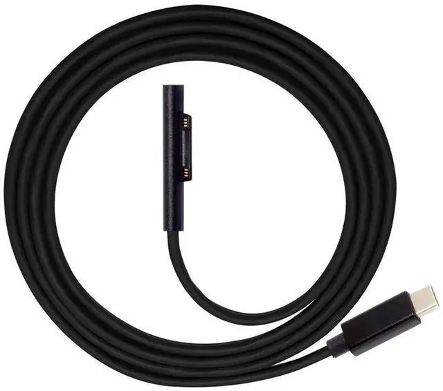 Alt view image 4 of 7 - AJMRTC USBC to DC 1215V PD 65W Charging Cable, USBPD Power Supply Cord for Microsoft Surface Pro3 Pro4 Pro5 Pro6 Surface Book, Convert USBC PD Charger to Surface Magnetic Power Connector