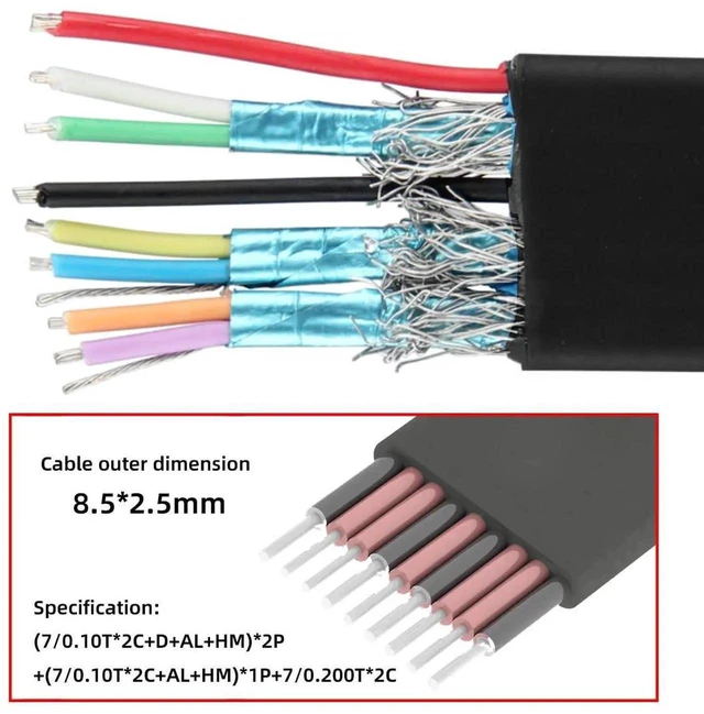 Alt view image 4 of 7 - AJMRTC 50cm Ultra Flat Slim Dual Port USB 3.0 Female TypeA Panel Mount Cable, Dual USBA Panel Type to Motherboard 20Pin 19Pin Internal Header Cord for PC Case Front Panel, Desktop Motherboard Intern
