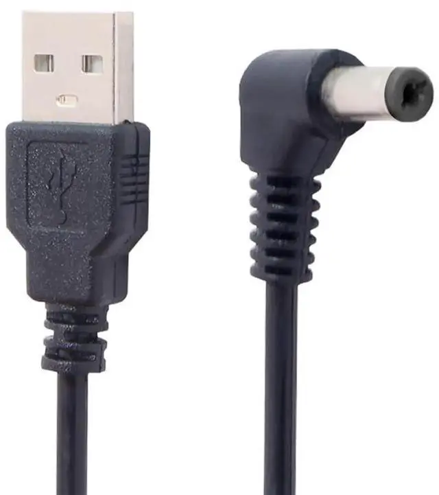 Alt view image 5 of 7 - AJMRTC USB 2.0 TypeA Male to RightAngled 90 Degree 5.5x2.5mm DC Barrel Power Cable, 5V DC Right Angle DC 5525 Plug Charging Cord for LED Strips, Routers, CCTV Cameras and 5V DC Powered Electronics