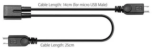 Alt view image 6 of 7 - AJMRTC Micro USB Female to 2Way Micro USB Male Splitter Extension Charging Cable Dual Micro USB Male Cord for Galaxy S5 i9600 S4 I9500 Note2 N7100 S3 I9300 S2 I9100 Android Devices
