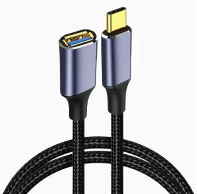 Main image of AJMRTC 3M USBC Male to USBA Female OTG Cable,USB3.0 5Gbps HighSpeed Long OTG Adapter Cord for USBC Laptops,Connect Flash Drive,Mouse,Keyboard,Card Reader and USBA Peripheral Devices