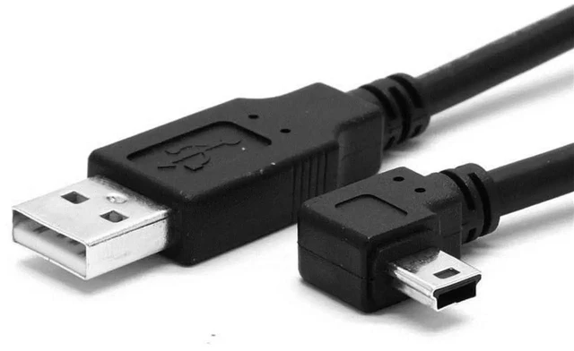 Alt view image 6 of 7 - AJMRTC Mini USB B Type 5Pin Left Angled 90 Degree to USB 2.0 Male Cable, 6FT 1.8M Left Angle Mini USB B Data Sync Charging Cord for Digital Cameras, DVRs, GPS Units and Mini USBB Compatible Devices