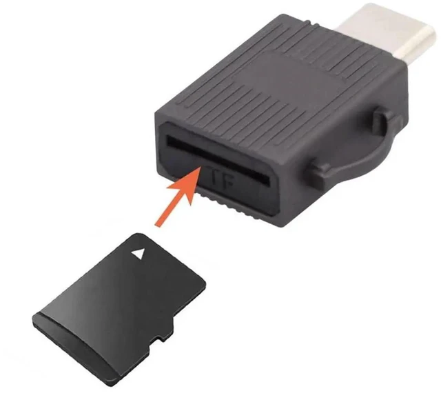 Alt view image 2 of 7 - AJMRTC 5Gbps USB 3.0 TypeC Card Reader Adapter, USBC to Micro SD TF SDXC Memory Card Reader, HighSpeed OTG Memory Card Adapter for Laptop, Tablet, OTGEnabled USBC Smartphones