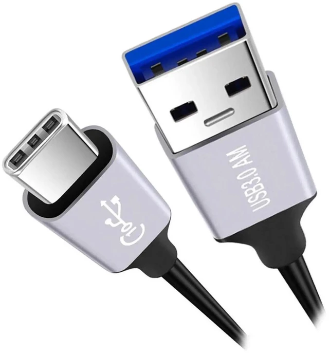 Main image of AJMRTC 10Gbps USB 3.2 Gen2 TypeA Male to USB 3.1 TypeC Male Cable 50cm, 5V 3A HighSpeed Data Power Sync Cord for Laptop, Smartphone, SSD, External Disk and USBC Storage Devices