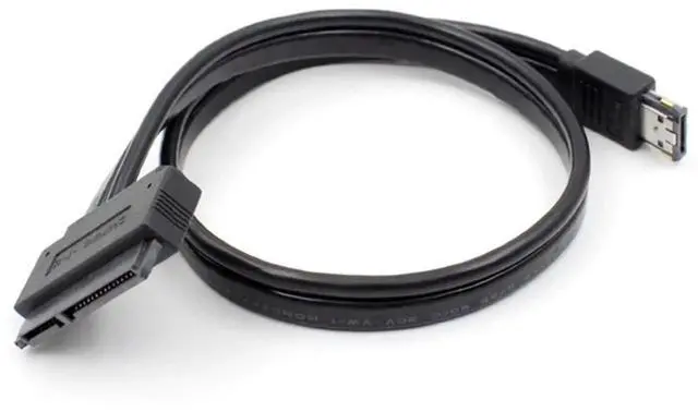 Alt view image 6 of 7 - AJMRTC 50cm USB 2.0 eSATAp Combo Cable, eSATA to 22Pin SATA Dual Power 12V & 5V Adapter Cord for 2.5 Inch 3.5 Inch SATA Hard Disk Drive HDD External Storage Connection