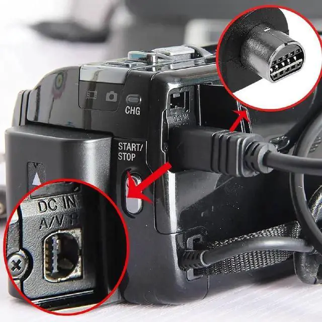 Alt view image 7 of 7 - AJMRTC VMC15FS Replacement USB2.0 Cable, USB TypeA Host to 10Pin Camcorder Data & Power Cord for DCR705E,602E,SR42,605E,HC46E,DVD7E,803E,805E Handycam Digital Camcorder