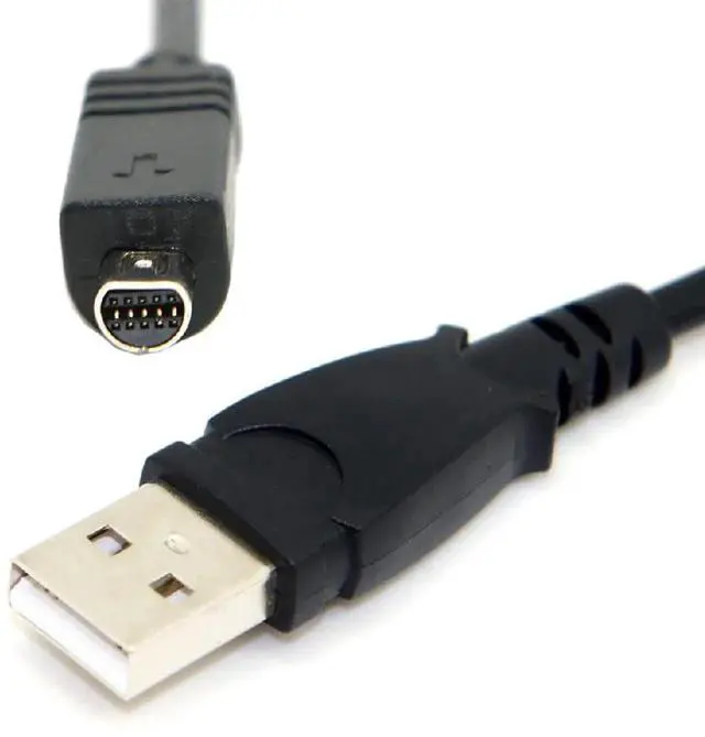 Alt view image 6 of 7 - AJMRTC VMC15FS Replacement USB2.0 Cable, USB TypeA Host to 10Pin Camcorder Data & Power Cord for DCR705E,602E,SR42,605E,HC46E,DVD7E,803E,805E Handycam Digital Camcorder