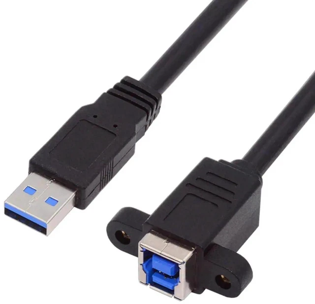 Main image of AJMRTC 30cm USB 3.0 TypeA Male to TypeB Female Extension Cord, 5Gbps HighSpeed Data Transfer Cable for External Hard Disk, SSD SolidState Drive, Digital Camera USBB Peripheral Devices