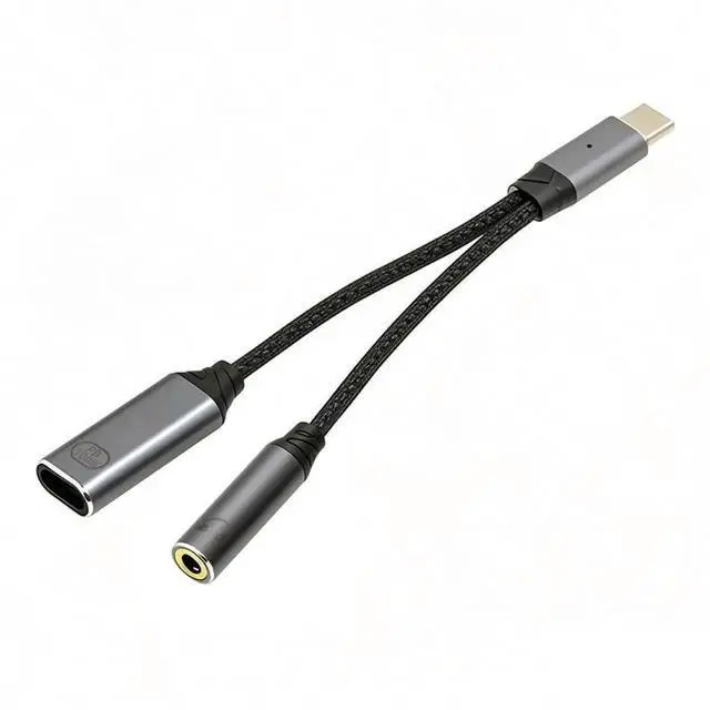Main image of AJMRTC USBC to 3.5mm Female DAC Audio Adapter Cable, 16bit 48kHz HiFi AUX Music Output with 100W PD Fast Charging PassThrough for Laptop, Tablet, Smartphone TypeC AudioEnabled Devices