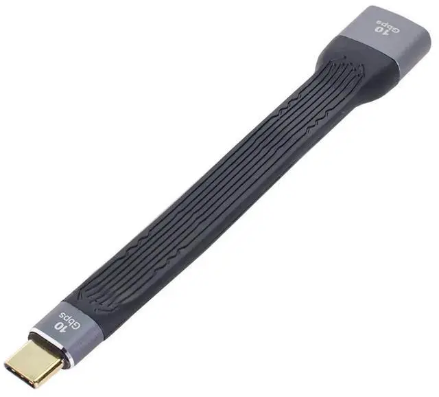 Alt view image 2 of 7 - AJMRTC USB 3.1 TypeC Male Host to USB 3.0 TypeA Female OTG Cable, Flat Slim FPC Flexible Ribbon Data Cord for USBC Laptops, Smartphones, Tablets, Flash Drives, Keyboard Mouse Peripherals