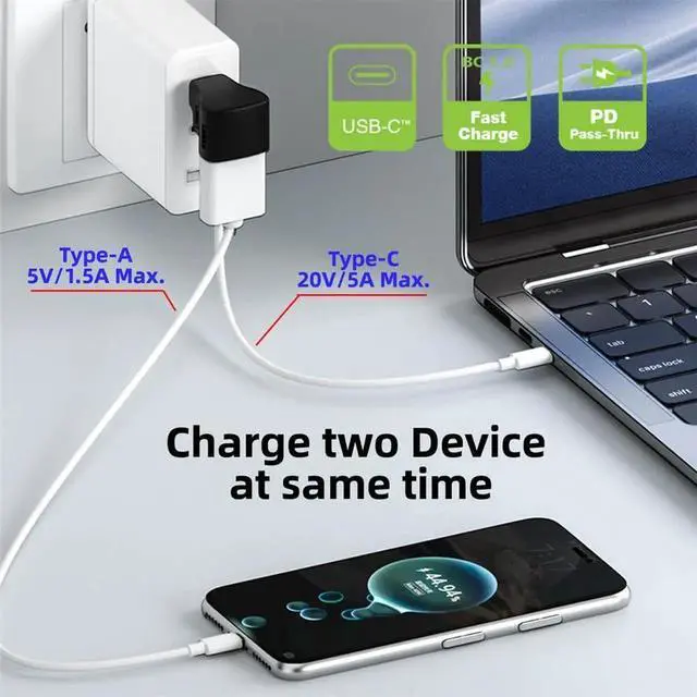 Alt view image 5 of 7 - AJMRTC Angled USBC 3.0 Male Splitter Adapter, 10Gbps OTG, USBC Male to Dual TypeA & TypeC Female Data Power Splitter for Steam Deck, Laptops, Tablets, Smartphones and USBC Handheld Game Consoles