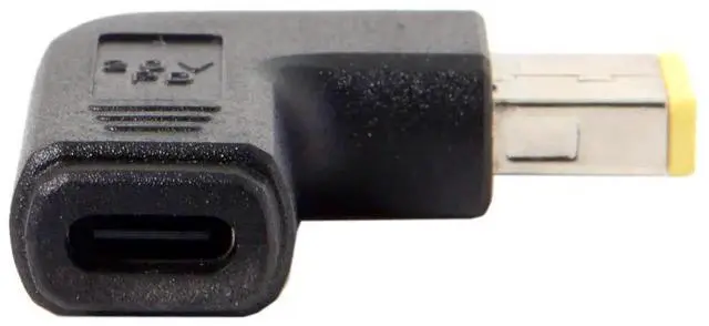 Alt view image 5 of 6 - AJMRTC USB 3.1 TypeC to Rectangle 11.0x4.5mm PD Emulator Trigger Adapter, USBC Female to Yellow Square SlimTip Power Plug for Lenovo ThinkPad X1 Carbon Laptop PD Charging Conversion