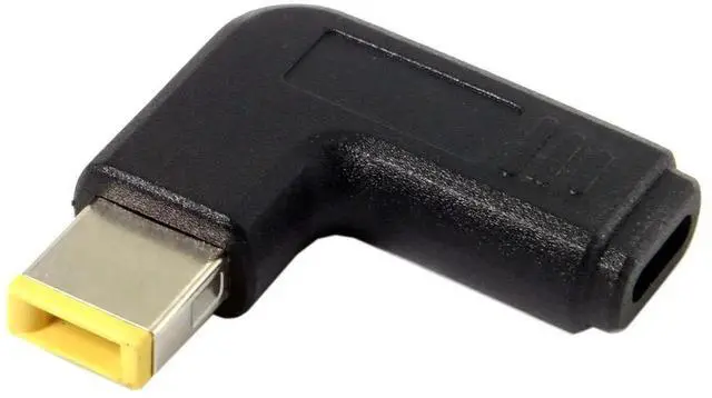 Alt view image 4 of 6 - AJMRTC USB 3.1 TypeC to Rectangle 11.0x4.5mm PD Emulator Trigger Adapter, USBC Female to Yellow Square SlimTip Power Plug for Lenovo ThinkPad X1 Carbon Laptop PD Charging Conversion