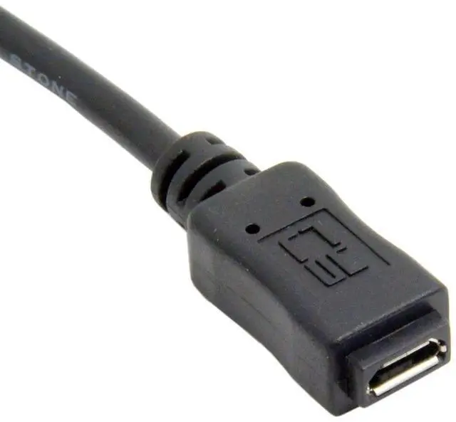 Alt view image 5 of 7 - AJMRTC 50cm Full Pin Connected Micro USB 2.0 5Pin Male to Female Extension Cable, FullPin Through OTG Extension Cord for Android Phones, Tablets, Micro USB Devices Data & Power Extension