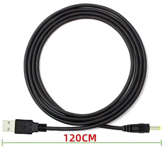 Alt view image 3 of 7 - AJMRTC 2Pcs 150cm 24AWG USB 2.0 TypeA Male to 5V DC 4.0x1.7mm Barrel Power Cable, HeavyGauge DC Round Plug Charging Cord for LED Strips, Small Electronic Gadgets, DIY 5V Power Supply Projects