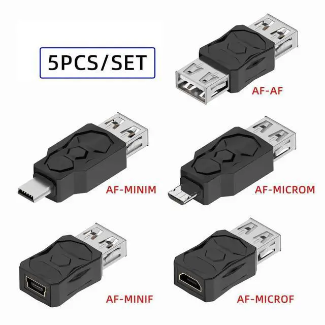 Alt view image 6 of 7 - AJMRTC 3Pcs/Lot Micro USB 2.0 Male to 5Pin Mini USB Female Extension Adapter, 480Mbps Data Sync 5V 2A Power Charging Converter for Digital Cameras, MP3 Players, OldStyle Portable Devices