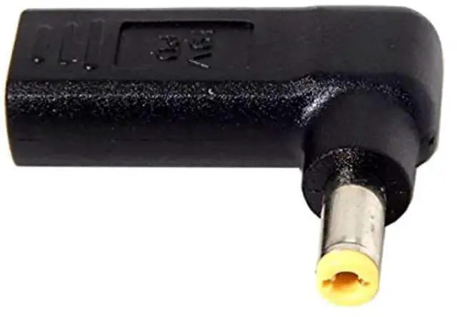 Main image of AJMRTC 90 Degree Angled USBC to DC 20V PD Emulator Trigger Adapter, USB 3.1 TypeC Female to DC 5.5×2.5mm Male Barrel Power Converter for 20V DC Jack Laptops, CenterPositive Polarity